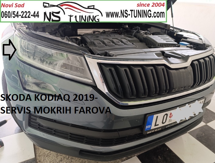 skoda kodiaq loznica valjevo ljubovija 2017 2018 2019 servis mokar far kondenz posle pranja reparacija led farova novi sad ns tuning